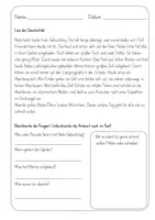 Vorschau - Arbeitsblätter - Lesen, Textverständnis, Differenzierung, Neles Geburtstag - Seite 3