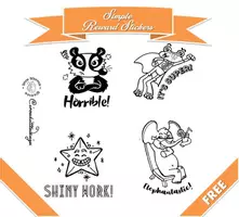 Vorschau - Mal- und Bastelvorlagen - Belohnungs Stempeln ENG FREE/ Reward Stickers Free - Deckblatt