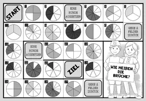 Vorschau - Stationenlernen - BRUCHDARSTELLUNG – Mathe-Brettspiel - Seite 2