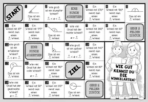 Vorschau - Stationenlernen - Winkelarten üben – Mathe-Brettspiel mit 2 Versionen | 5.–6. Klasse - Seite 3