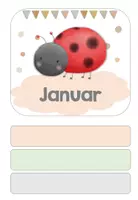 Vorschau - Bildkarten - Marienkäferklasse Geburtstagskalender inkl. Schilder - Seite 2
