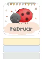 Vorschau - Bildkarten - Marienkäferklasse Geburtstagskalender inkl. Schilder - Seite 3