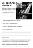 Vorschau - Stundenentwürfe - Musikinstrumente - Die Harfe - Seite 3