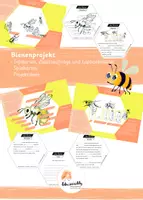 Vorschau - Stundenentwürfe - die Biene - Infokarten, Lapbook und Projektideen - Deckblatt