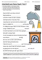 Vorschau - Arbeitsblätter - Arbeitsblatt "Rauch" + Onlineübung & MP3 + Infografik - Deckblatt