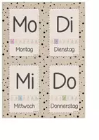 Vorschau - Bildkarten - Klassenmanagement im Boho-Stil - Dauerkalender GRATIS - Seite 2