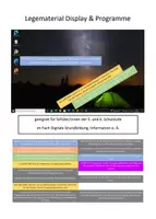 Vorschau - Anderer Materialtyp - Legematerial Computerdisplay + Programme - Deckblatt
