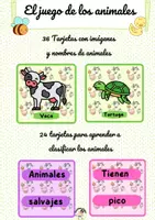 Vista previa - Juegos / Gamificación - El juego de los animales - Portada