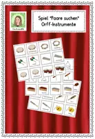 Vorschau - Spiele - Spiel "Paare suchen" Orff-Instrumente - Deckblatt