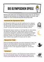 Vorschau - Arbeitsblätter - Die Olympischen Spiele im antiken Griechenland - Seite 1