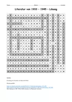 Vorschau - Arbeitsblätter - Suchsel Literaturepoche 1933 - 1945 - als PDF & Word - Seite 2