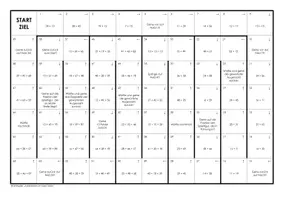 Vorschau - Spiele - Kopfrechnen mit natürlichen Zahlen (Würfelspiel) - Deckblatt