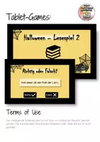 Vorschau - Spiele - Tablet Games: Halloween Lesespiel2 - Deckblatt