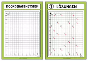 Vorschau - Stationenlernen - Koordinatensystem – Koordinaten üben | 2 Mathe-Brettspiele 6.–7. Klasse - Seite 3