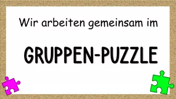 Vorschau - Poster - Fahrplan und Methodenfächer zum Gruppenpuzzle - Seite 1