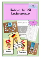 Vorschau - Stundenentwürfe - Ländersammler : Kopfrechnen bis 20 - Deckblatt
