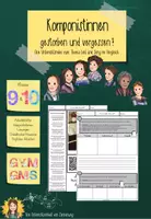 Vorschau - Unterrichtsreihen - Komponistinnen - gestorben und vergessen? - Deckblatt
