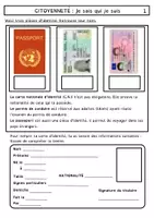 Aperçu - Autre type de ressources - Dossier citoyenneté je sais qui je suis - Page de couverture
