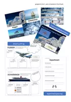Vorschau - Arbeitsblätter - Schwimmen und Fliegen - Unterschiede & Gemeinsamkeiten - Deckblatt