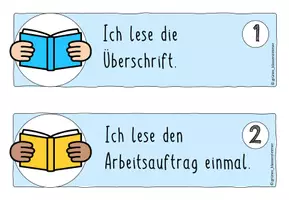 Vorschau - Poster - Arbeitsaufträge Tafelkarten - Seite 2