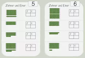 Vorschau - Arbeitsblätter - Freiarbeit Klasse 2 Mathe - Orientierung im Zahlenraum bis 100 - Seite 3