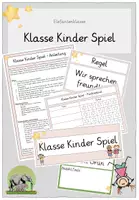 Vorschau - Spiele - Klasse Kinder Spiel / Klasse Team Spiel - Deckblatt