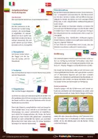 Vorschau - Stundenentwürfe - Entdeckungsreise durch Europa - Länder, Flaggen und Hauptstädte spielerisch zuordnen - Landeskunde - Seite 1