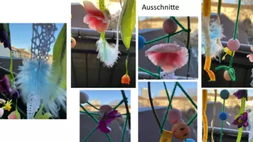Vorschau - Mal- und Bastelvorlagen - Materialpaket Kunstideen mit Anleitung - Deckblatt