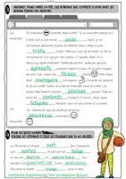 Vorschau - Arbeitsblätter - Grammatik: Übungsblatt FRANZÖSISCH - Les adjectifs/Adjektive - Seite 3