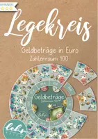 Vorschau - Stationenlernen - Legekreis - Geldbeträge in Euro und Cent im Zahlenraum 100 - Deckblatt