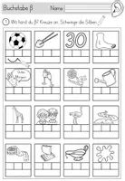 Vorschau - Unterrichtsreihen - Buchstabe / Laut ß - Arbeitsblätter zur Einführung - Buchstabeneinführung Arbeitsblätter - Seite 3