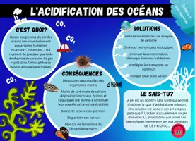 Aperçu - Apprentissages en autonomie - Affiche l'acidification des océans - Page 1