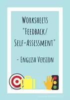 Vorschau - Arbeitsblätter - Feedbackbögen - englische Version (Zielscheibe, Feedbackhand, Ampelfeedback, Koffer-Mülleimer-Fragezeichen, Smileyfeedback) - Deckblatt