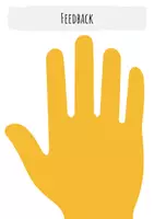 Vorschau - Arbeitsblätter - Feedbackbögen - englische Version (Zielscheibe, Feedbackhand, Ampelfeedback, Koffer-Mülleimer-Fragezeichen, Smileyfeedback) - Seite 3