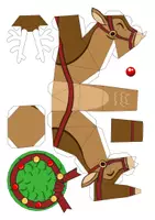 Vorschau - Mal- und Bastelvorlagen - 🎄XXL Weihnachts-Kreativ-Paket mit Spielen, Bastelideen, Malvorlagen und mehr - Seite 1