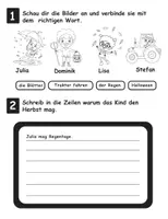 Vorschau - Arbeitsblätter - Herbst Lesen und Schreiben - Seite 2