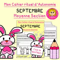 Aperçu - Jeux - Cahier d'autonomie Moyenne Section SEPTEMBRE - Page de couverture