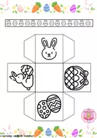 Vista previa - Manualidades / Dibujos para colorear - EASTER BASKET DIY - página 1