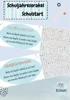 Vorschau - Arbeitsblätter - Materialpaket Schulstart Geschenk Back to school - Deckblatt