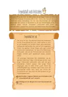 Vorschau - Arbeitsblätter - Freundschaften nach Aristoteles (Nutzen, Lust, vollkommen) - Deckblatt