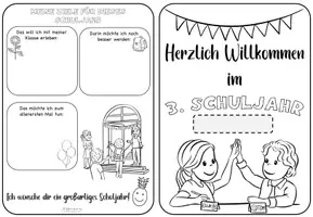 Vorschau - Arbeitsblätter - Willkommens-Heft zum Schulstart in Klasse 3 - Seite 2