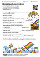 Vorschau - Arbeitsblätter - Lernposter + Arbeitsblatt "Regenbogen" + Onlineübung & MP3 + Infografik - Seite 1