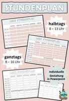 Vorschau - Anderer Materialtyp - Stundenplan zur individuellen Gestaltung - Classroom Management - Deckblatt