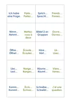 Vorschau - Interaktives Material - Domino Französisch 5. Klasse erste Anweisungen - Deckblatt
