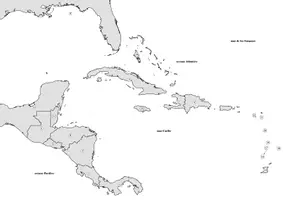 Vista previa - Unidades / Secuencias / Situaciones de Aprendizaje - Mapa mudo del continente de América del Norte con los estados - página 3