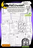 Vorschau - Arbeitsblätter - Halloween - Deutsch - Material ab Klasse 1 - Deckblatt