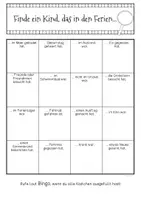Vorschau - Anderer Materialtyp - Meine Sommerferien - Ferienerzählung und Bingo - Seite 2