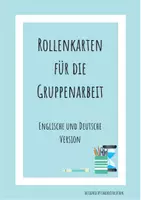 Vorschau - Anderer Materialtyp - Rollenkarten Gruppenarbeit – deutsche und englische Version - Deckblatt