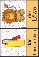Vorschau - Mal- und Bastelvorlagen - Buchstabe L/l - Bildkarten und Wortkarten (Anlaut - Inlaut - Auslaut) - Seite 3