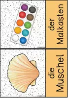 Vorschau - Fördermaterial/Inklusion - Buchstabe M/m - Bildkarten und Wortkarten (Anlaut - Inlaut - Auslaut) - Seite 2